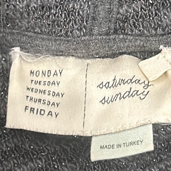 Anthropologie Saturday Sunday Grey Cardigan Sweater XS/S - Picture 14 of 17